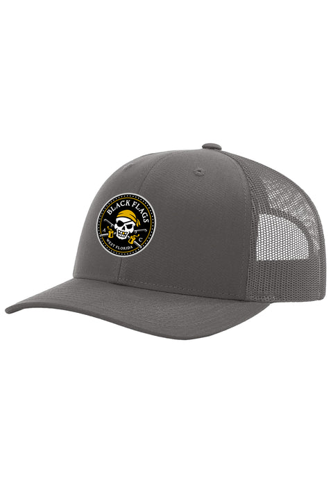 Charcoal West Florida Black Flags Hat