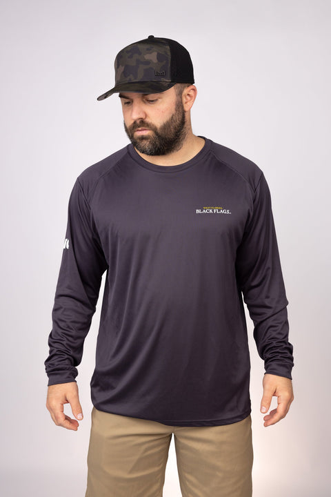 Front view of Graphite West Florida Black Flags LS Performance