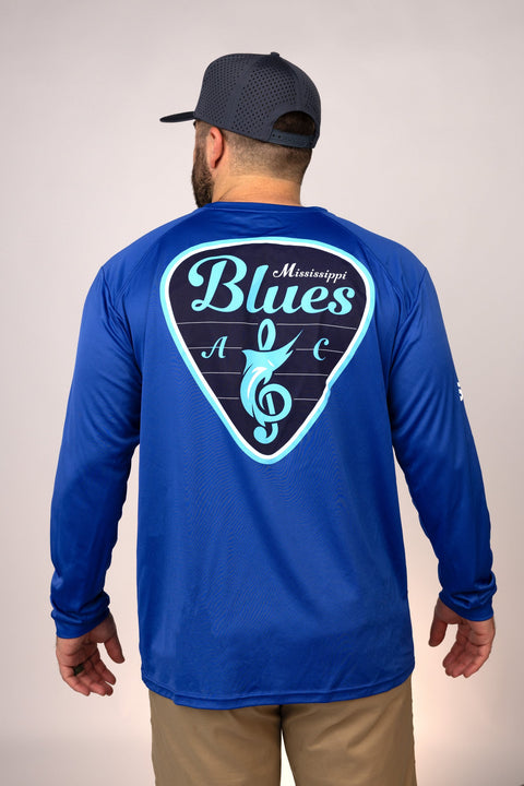 Rear view of Royal Mississippi Blues LS Performance