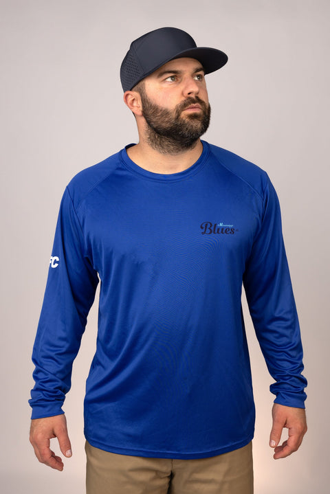Front view of Royal Mississippi Blues LS Performance