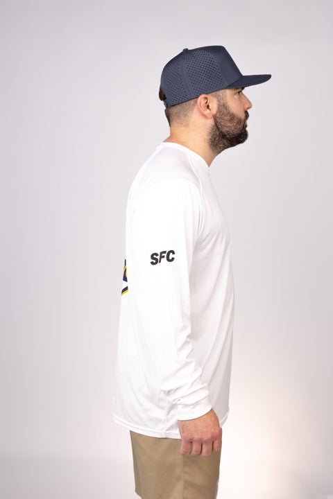 Side view of White Louisiana Canyons LS Performance