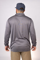 Rear view of Graphite Third Coast Renegades Quarter Zip