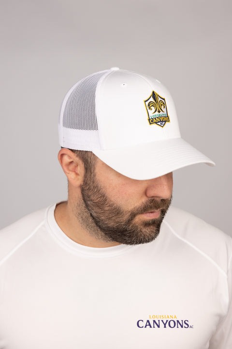 White Louisiana Canyons Hat