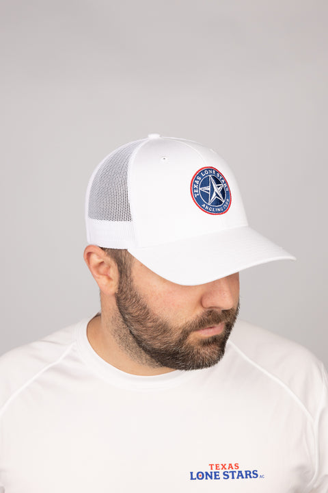 White Texas Lone Stars Hat