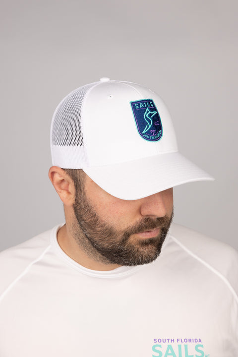 White South Florida Sails Hat