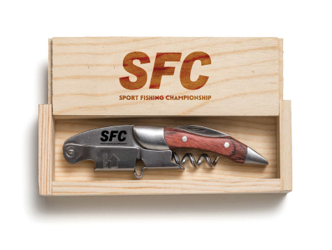 SFC Prestige Corkscrew by Coutale Sommelier in Pinewood Crate
